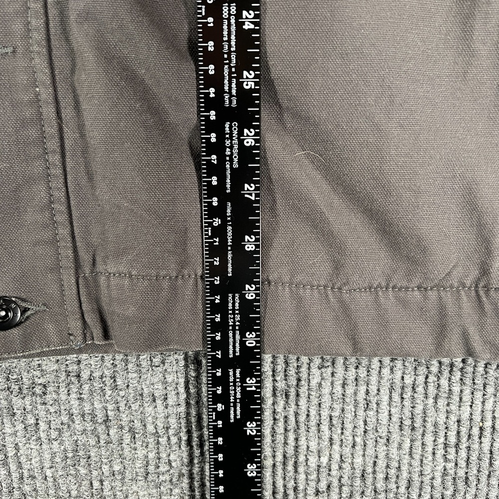 Prana Canvas Vest Jacket Mens 2XL XXL Brown Gray Sleeveless Lined Full Zip New - Picture 11 of 15